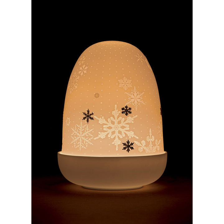 Image 2 Lladro Snowflakes Dome Table Lamp - 01023942