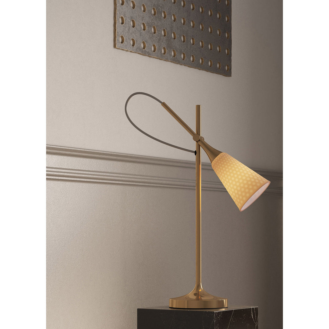 Image 5 Lladro Jamz Reading Lamp. Gold (US) - 01023944