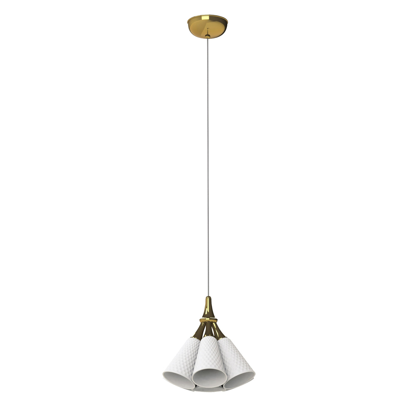 Lladro Jamz Hanging Lamp. Gold (US) - 01023961