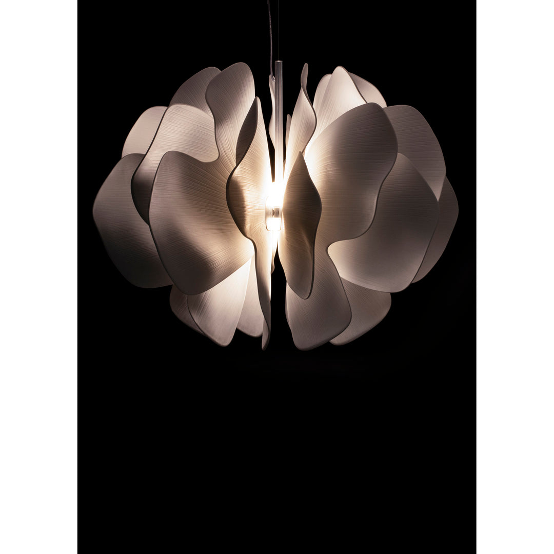 Image 2 Lladro Nightbloom Hanging Lamp 60cm. White. (US) - 01023984