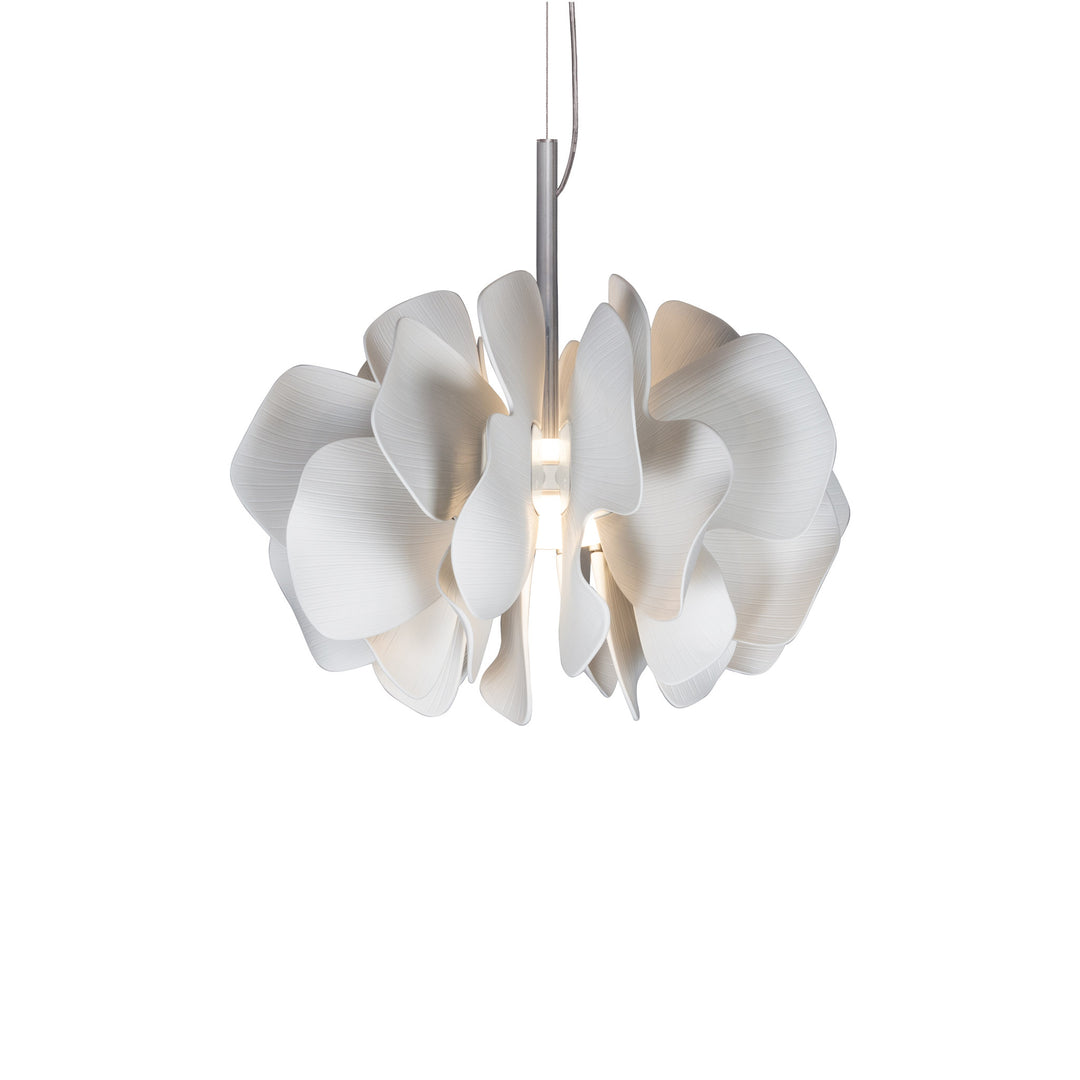 Lladro Nightbloom Hanging Lamp 40cm. White. (US) - 01023987
