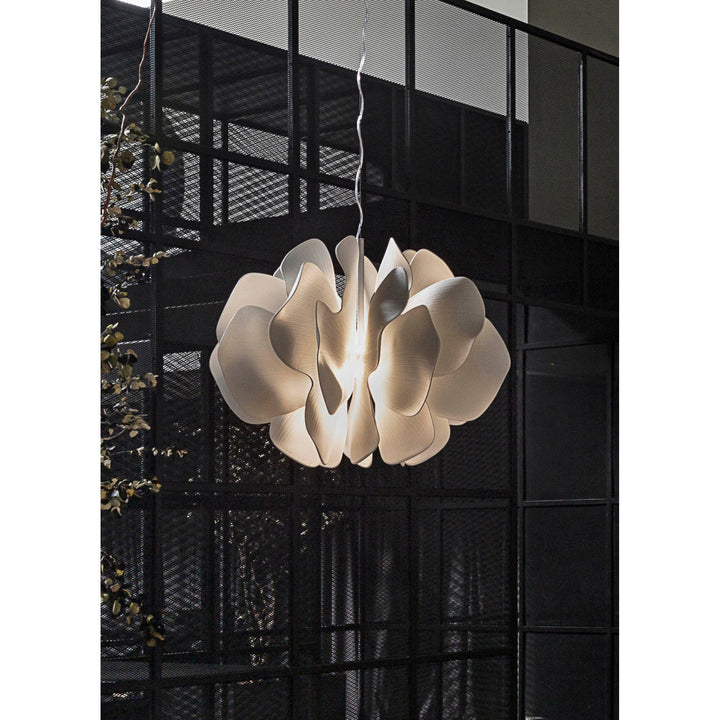 Image 5 Lladro Nightbloom Hanging Lamp 40cm. White. (US) - 01023987