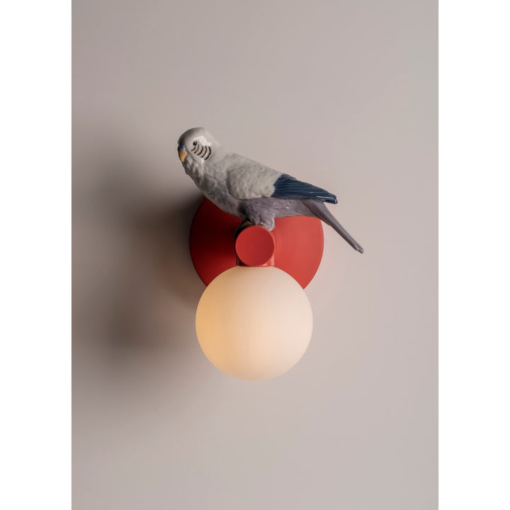 Image 2 Lladro Parrot Wall Sconce. Left. (US) - 01024051