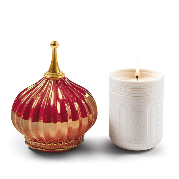Image 2 Lladro North Tower Candle 1001 Lights (ruby). Night approaches Scent - 01040173