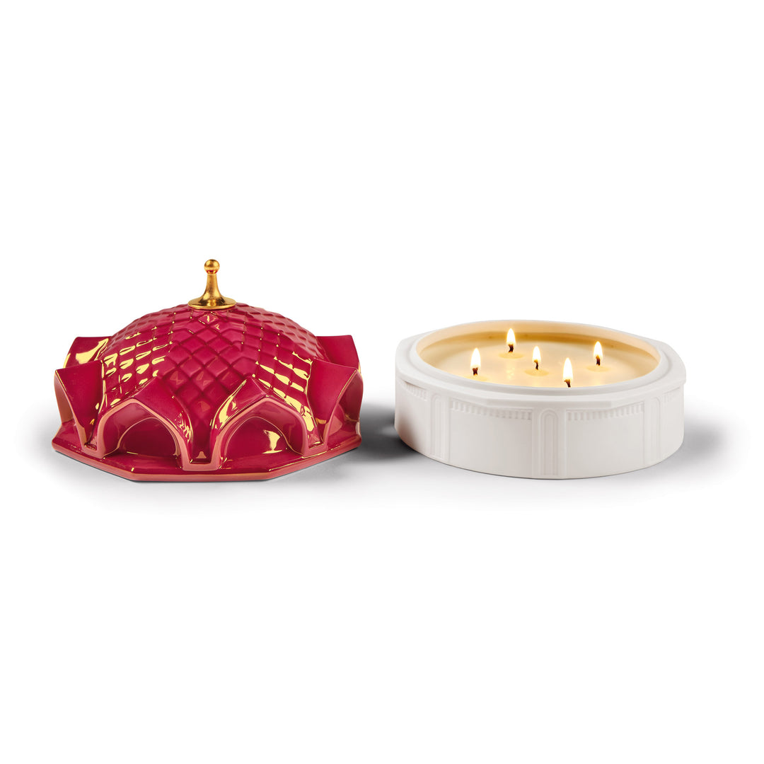 Image 2 Lladro Scheherazade's Quarters Candle 1001 Lights (peony). Night approaches Scent - 01040174