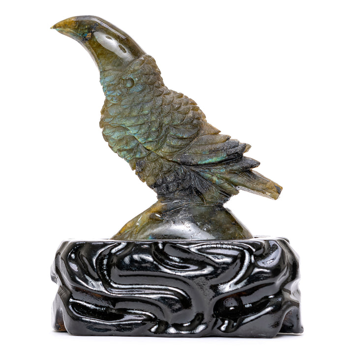 Labradorite Toucan Sculpture