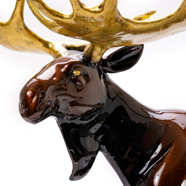 Bespoke Artwork by Muzika - Bronze Moose