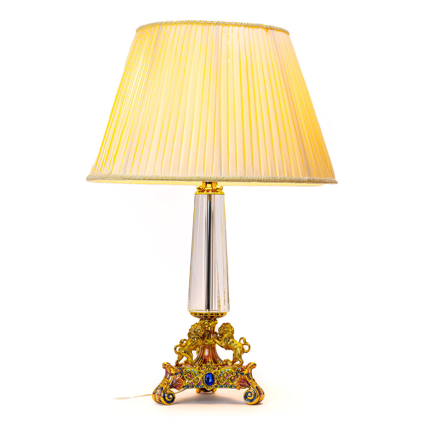 Pillar Crystal Table Lamp