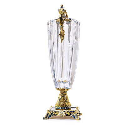 Tall Crystal Vase