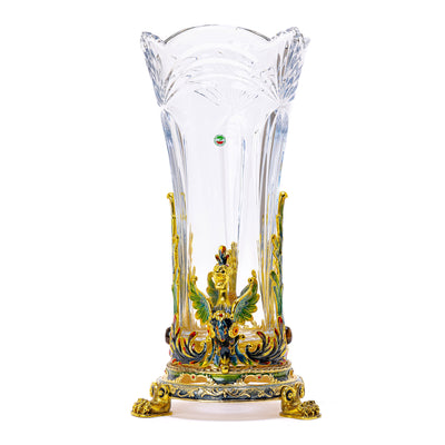 Crystal Dragon Vase