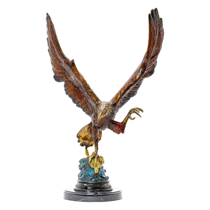 Bronze Eagle With Bird