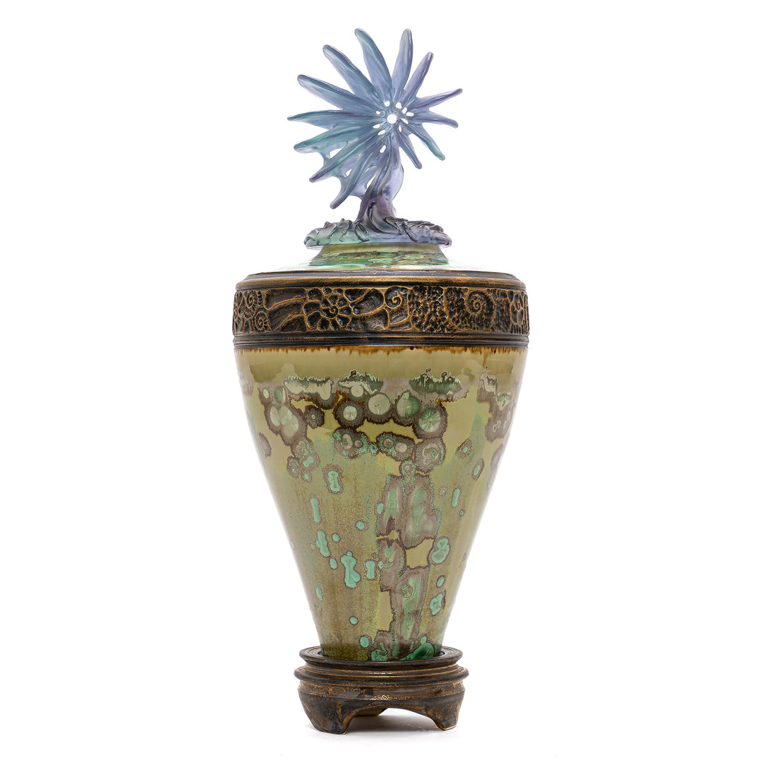 Time Traveller Vase with Crystal Coral Top