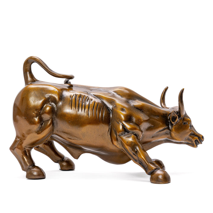 Bronze Bull Sculpture