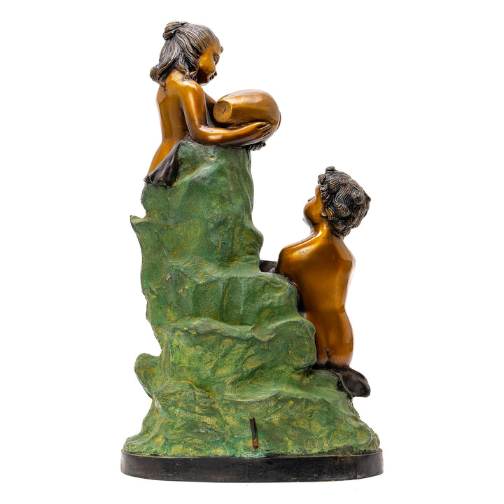 Bronze Children Sculpture