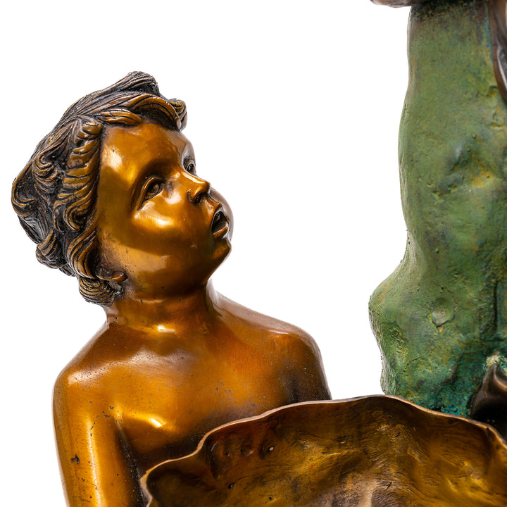 Bronze Children Sculpture