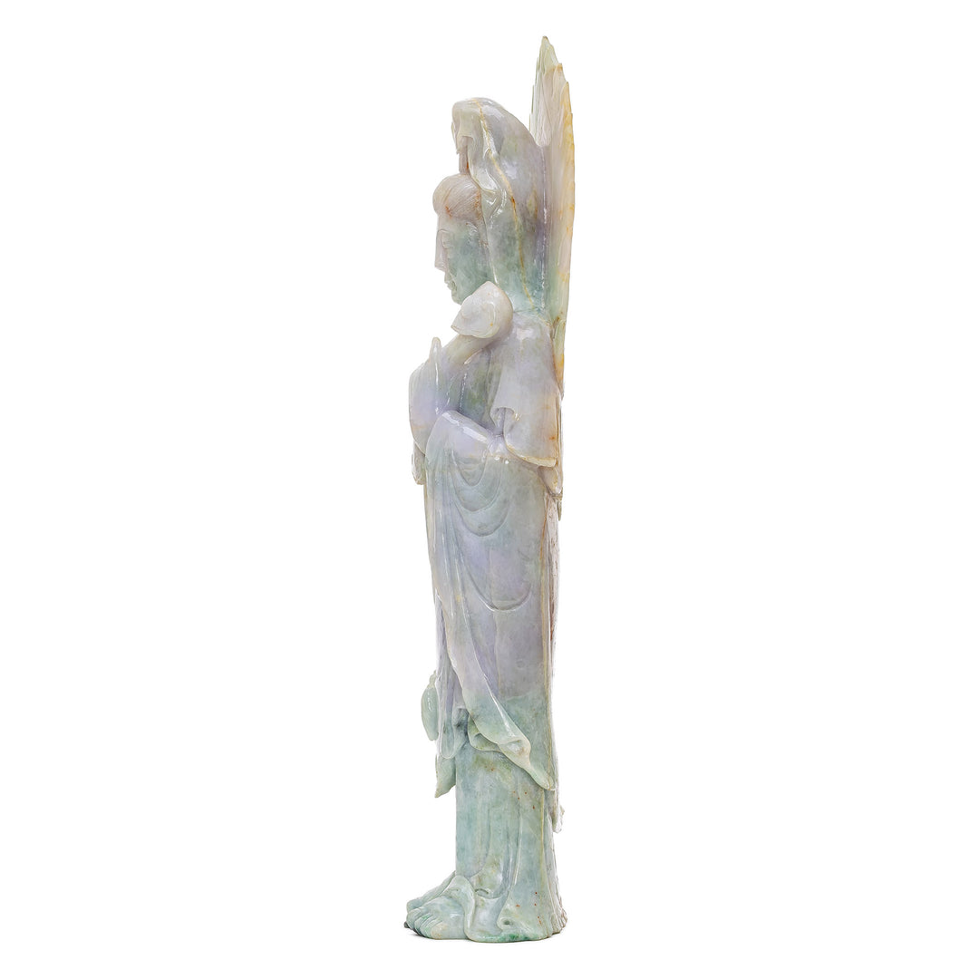 Large Lavender Jade Guanyin