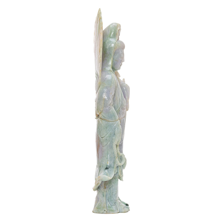 Large Lavender Jade Guanyin