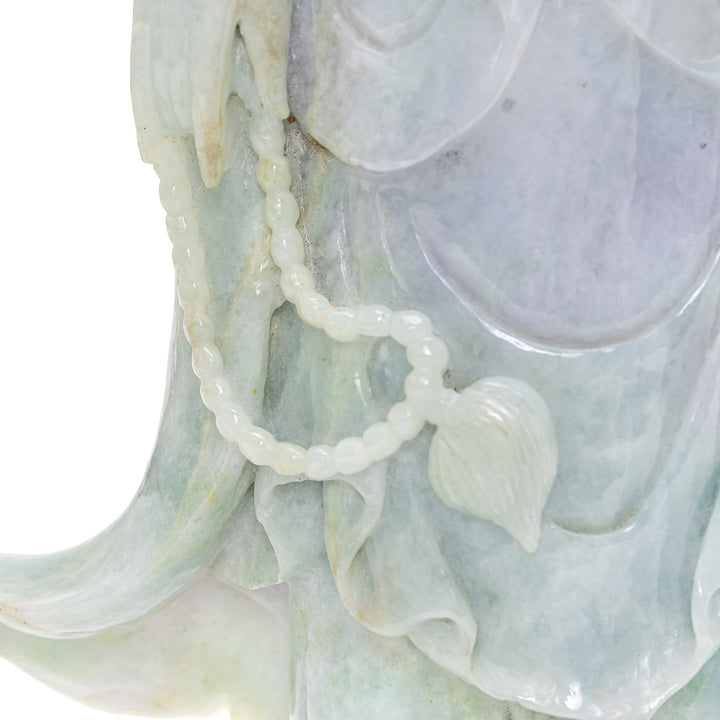 Large Lavender Jade Guanyin