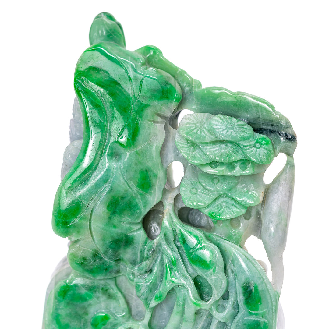 Jade Lotus Vase