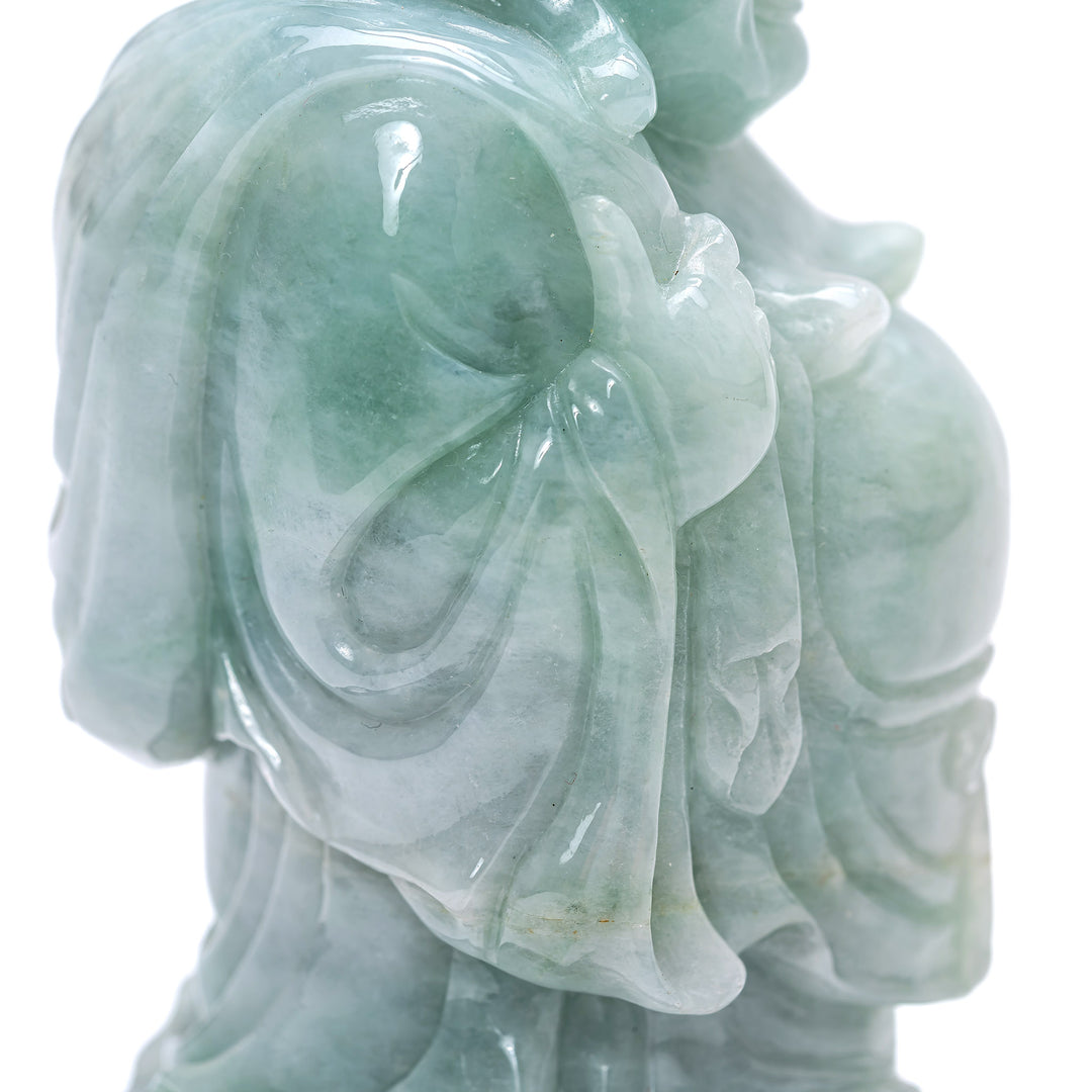 Miniature Jade Standing Buddha