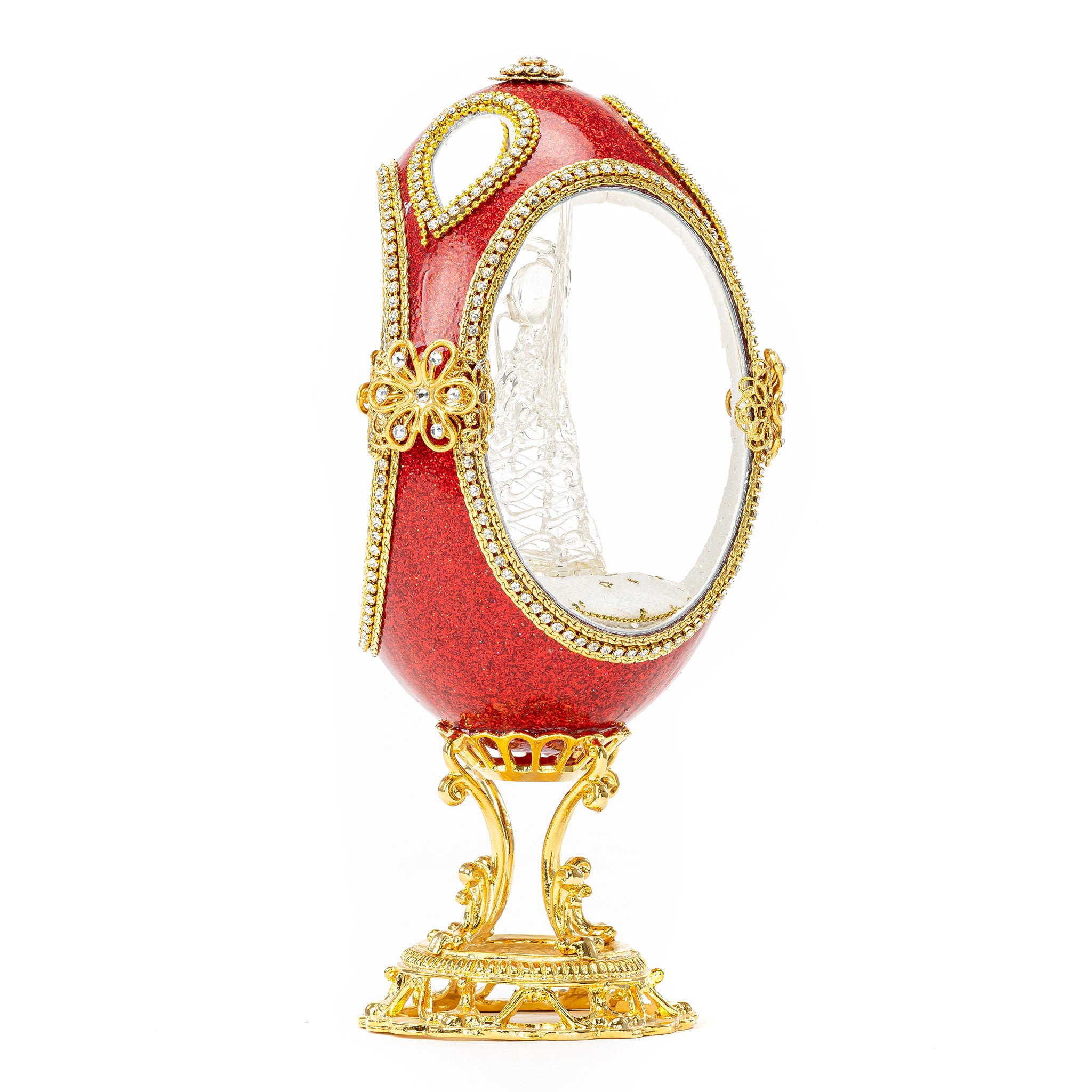 Glass Figurine Angel Egg