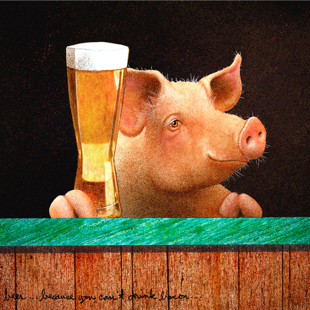 Will Bullas Beer...Because You Can't Drink Bacon on Metal from The Happy Hour Collection Image #1