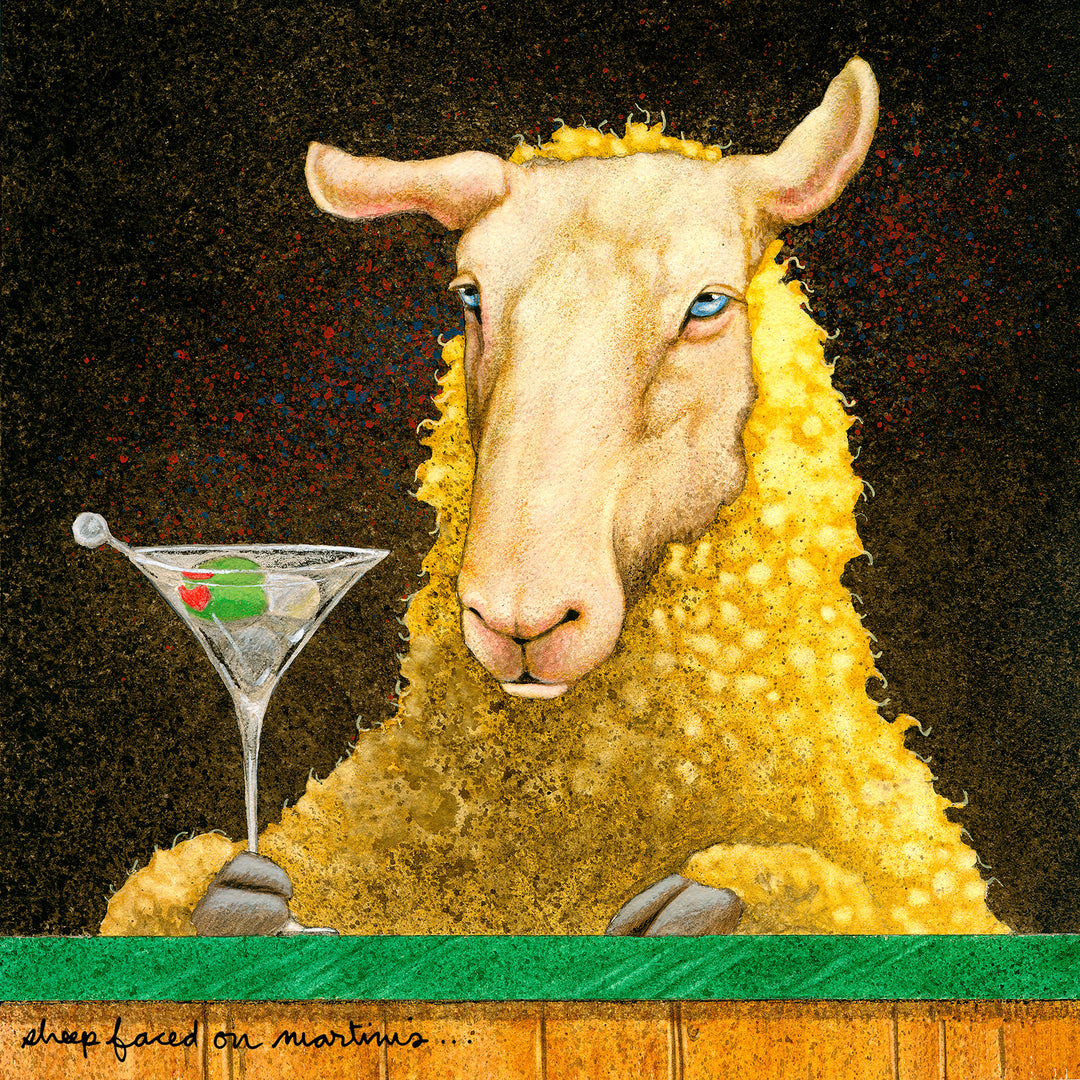 Will Bullas Sheep-faced on Martinis on Metal from The Happy Hour Collection Image #1