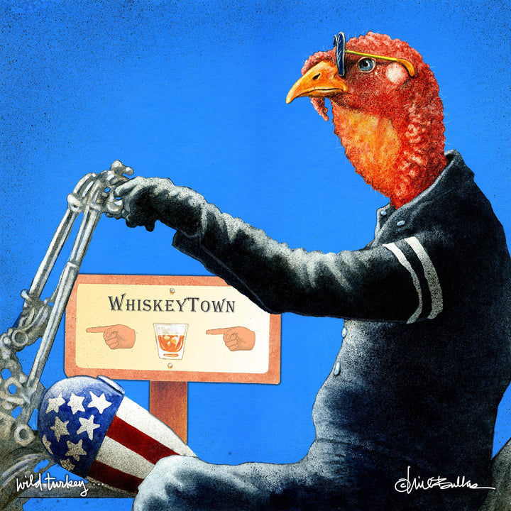 Will Bullas Wild Turkey on Metal from The Happy Hour Collection Image #1