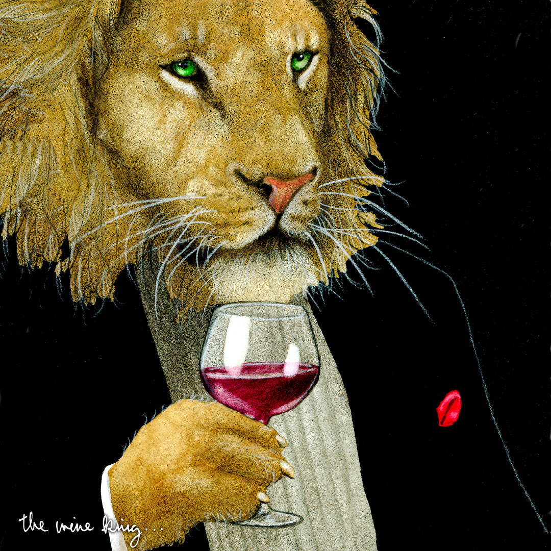 Will Bullas Wine King on Metal from The Happy Hour Collection Image #1