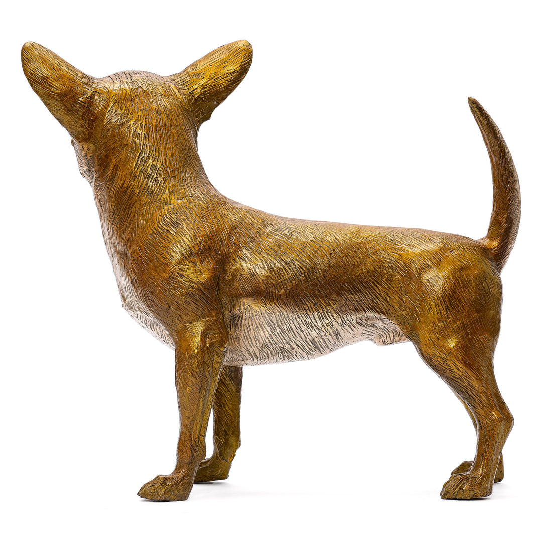 Capturing Loyalty - All Bronze Standing Chihuahua
