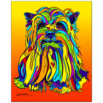 Silky Terrier on Metal from The Colorful World of Michael Vistia Image #1