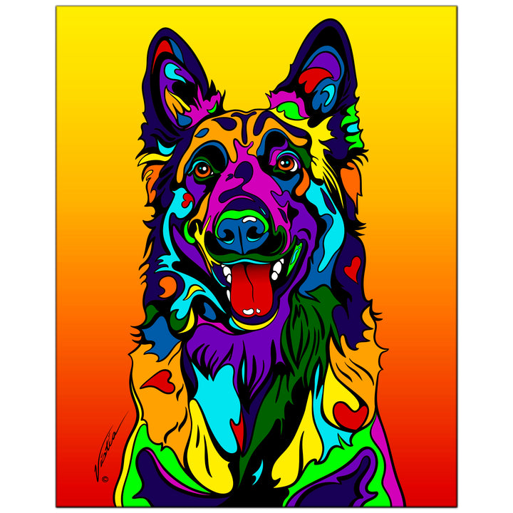 Belgian Tervuren on Metal from The Colorful World of Michael Vistia Image #1