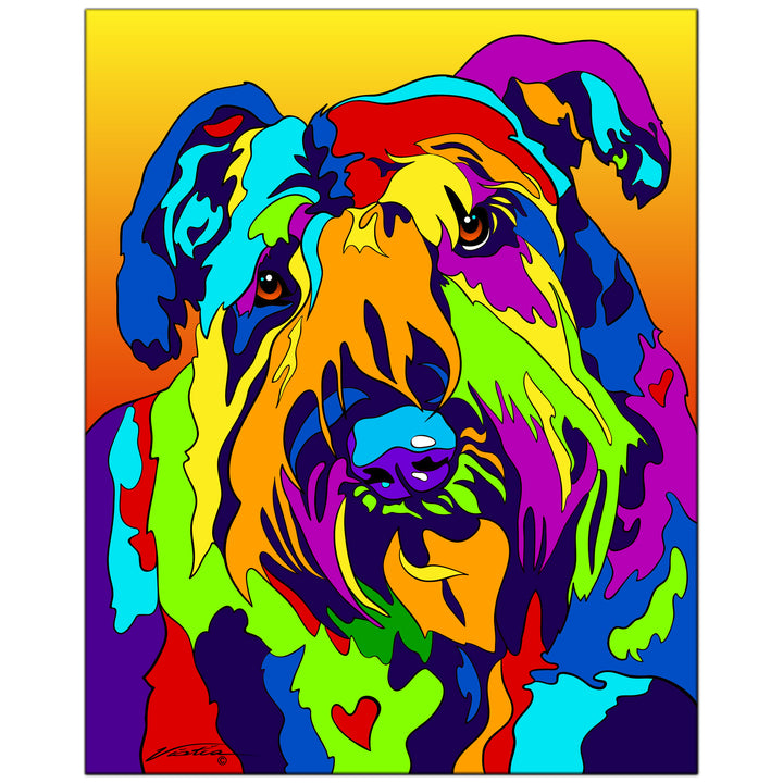 Bouvier on Metal from The Colorful World of Michael Vistia Image #1