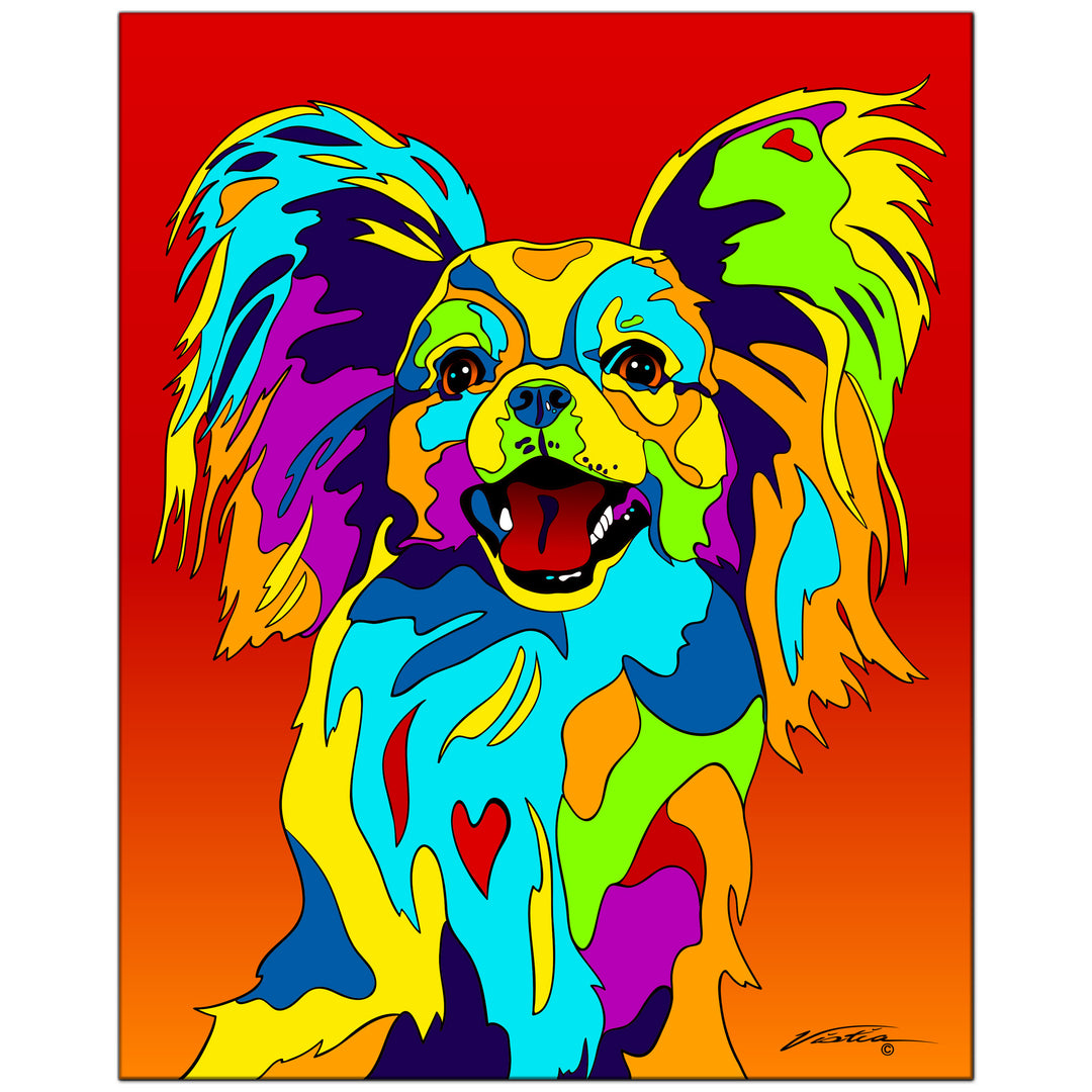 Papillon on Metal from The Colorful World of Michael Vistia Image #1