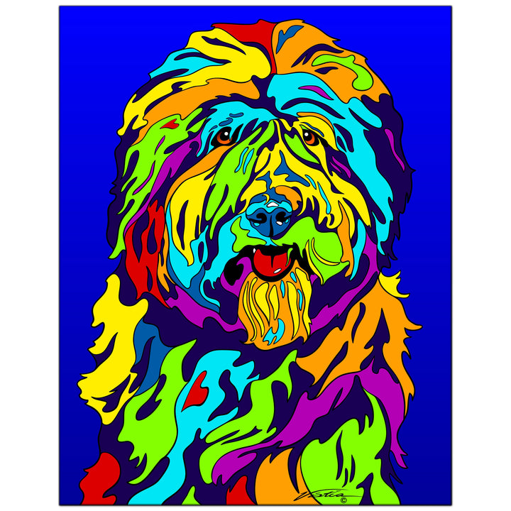 Sheepdog on Metal from The Colorful World of Michael Vistia Image #1