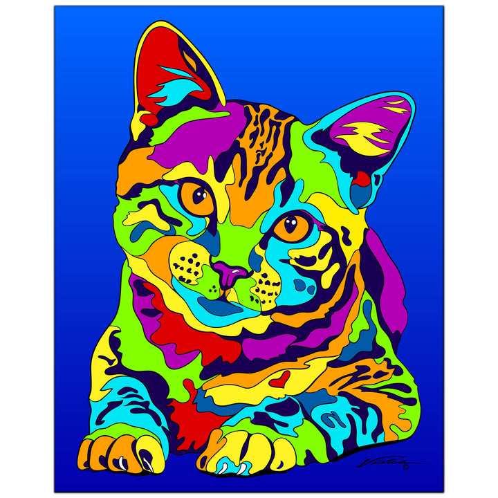 Tabby on Metal from The Colorful World of Michael Vistia Image #1