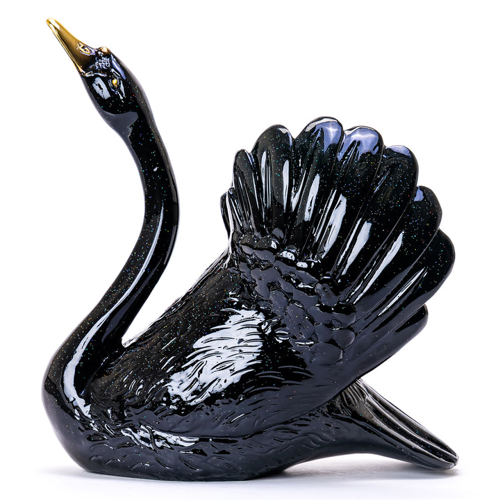 Transform Your Space with the Bronze Black Swan