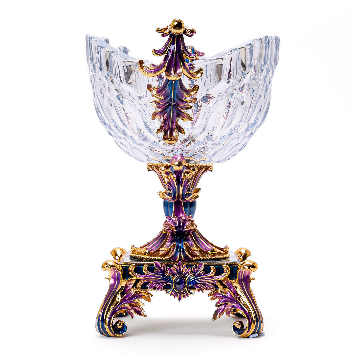 Crystal Fruit Platter - Purple