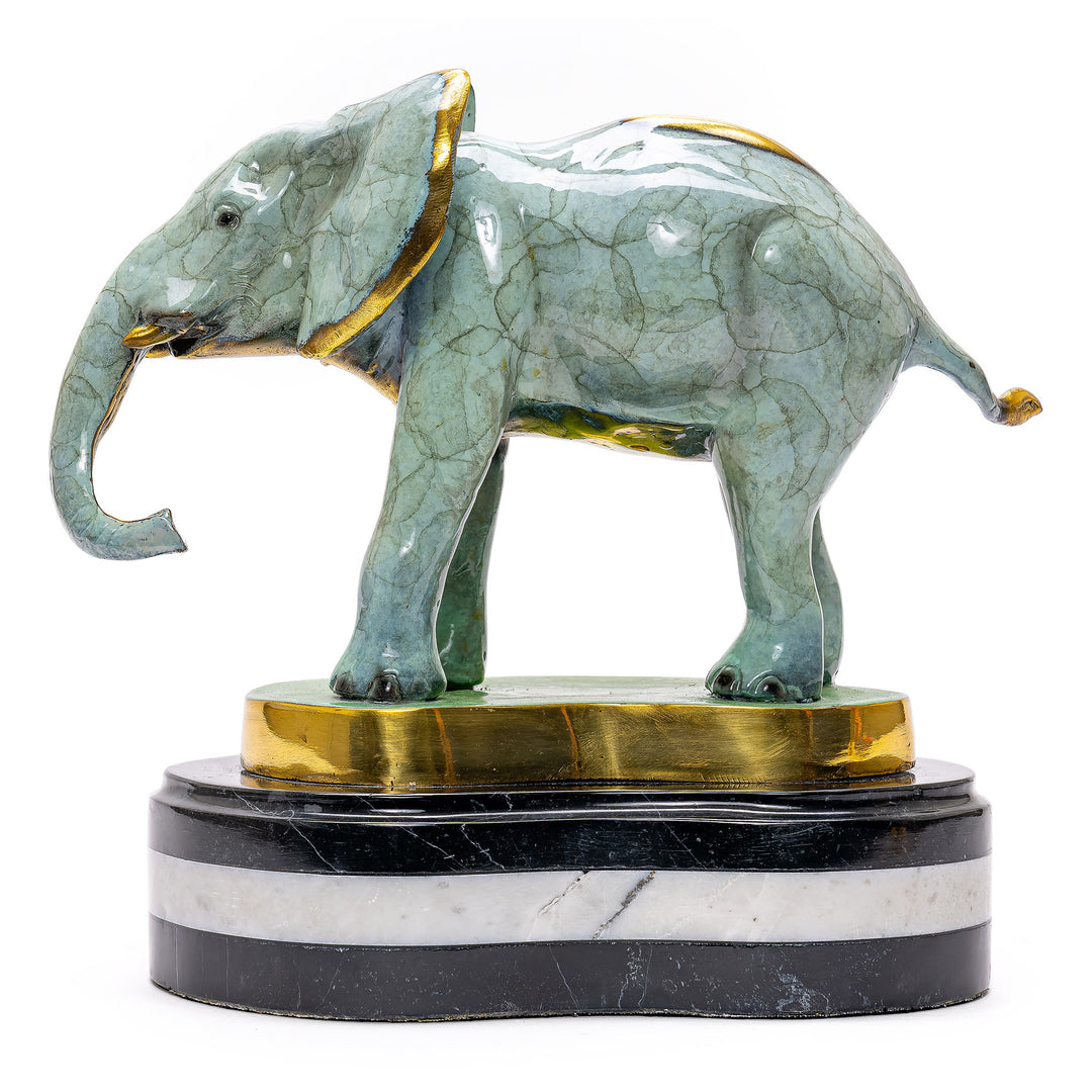 Bronze Elephant Sculpture - Sm