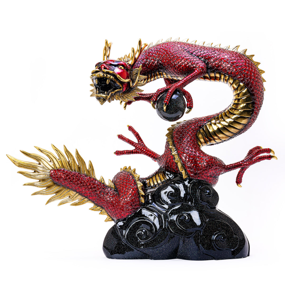 All Bronze Dragon with custom "Red Candy" automotive paint by Muzika