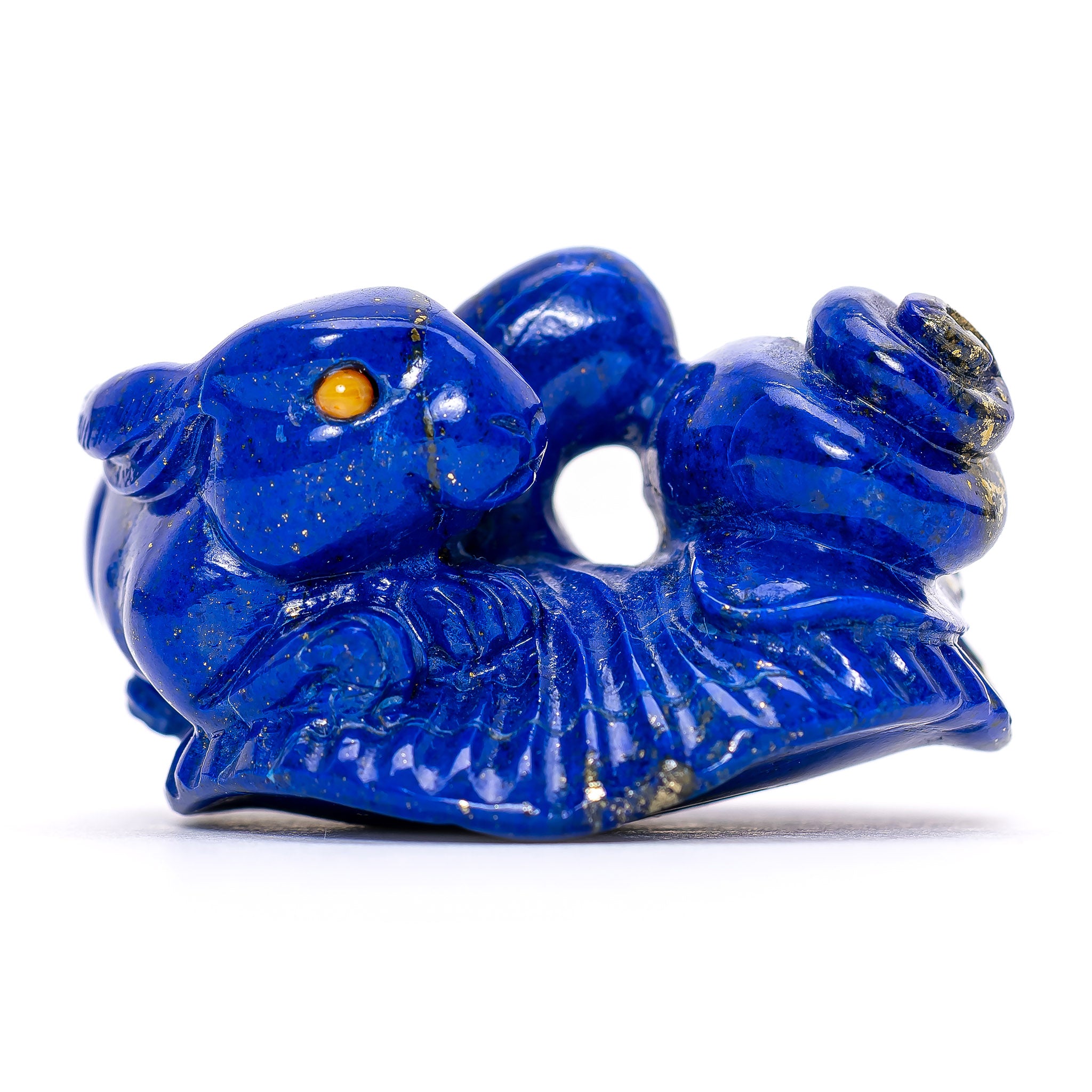 Unlock Tranquility with our Genuine Lapis Rabbit Sculpture – Regis Galerie