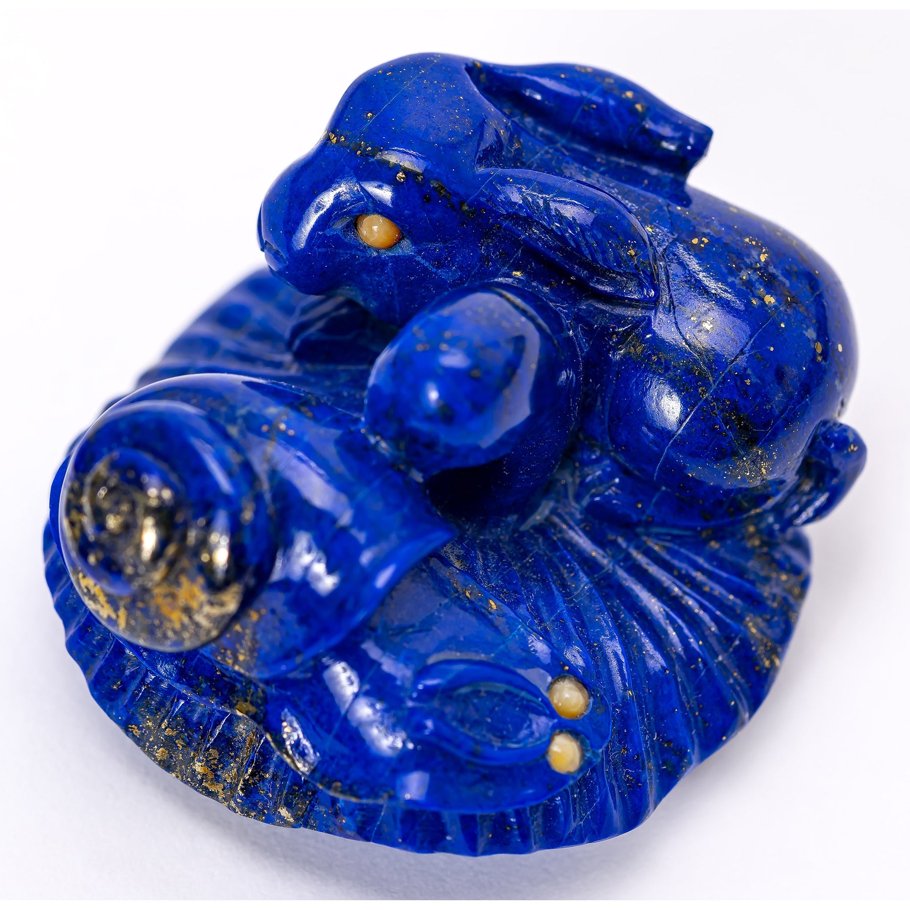 Unlock Tranquility with our Genuine Lapis Rabbit Sculpture – Regis Galerie