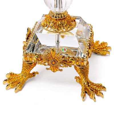 Gold Dragon Clock & Candelabras