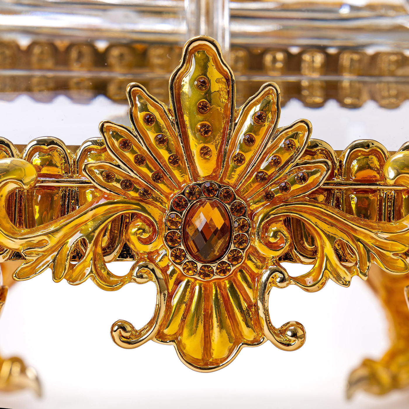 Gold Dragon Clock & Candelabras