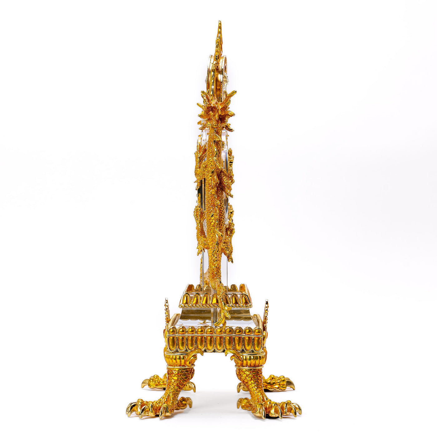 Gold Dragon Clock & Candelabras
