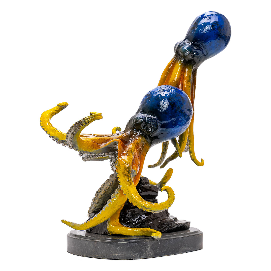 Immerse in Artistry: Bronze Octopus Sculpture