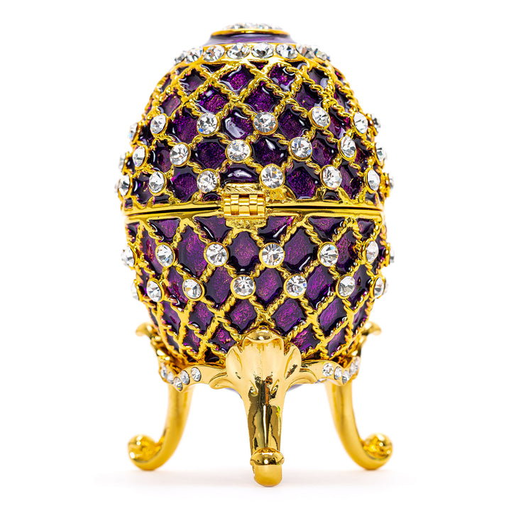 Purple & Gold Diamond Egg