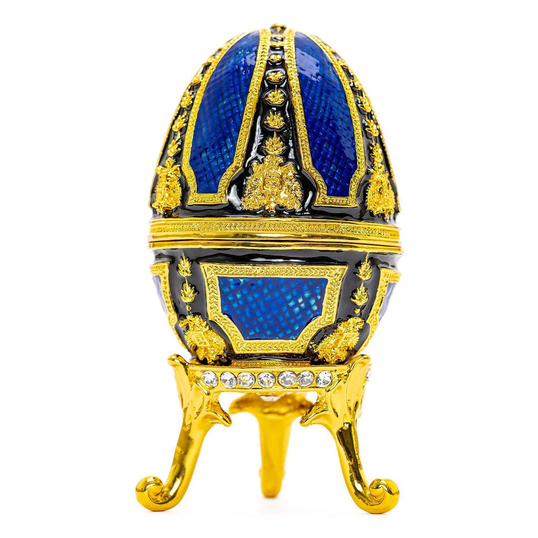 Blue & Gold Medallion Egg