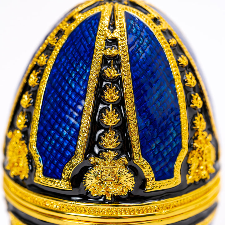 Blue & Gold Medallion Egg