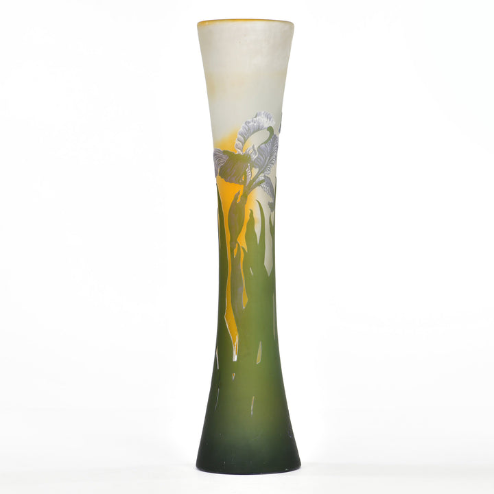 Authentic Gallé cameo vase, a circa 1900 art glass masterpiece